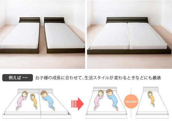 フロアベッドPALATE【セミシングル】 | 家具・インテリア通販 【公式 フロアベッドPALATE【セミシングル】 | 家具・インテリア通販 【公式