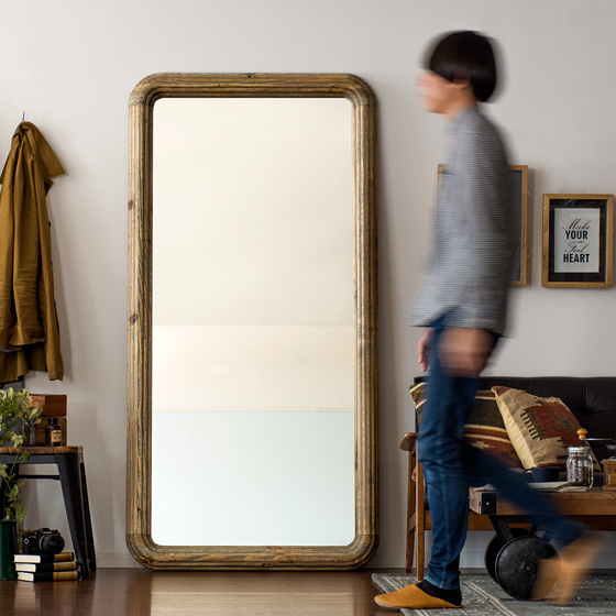 ヴィンテージウッドデザイン REGEN MIRROR 90×180cm | エアリゾーム