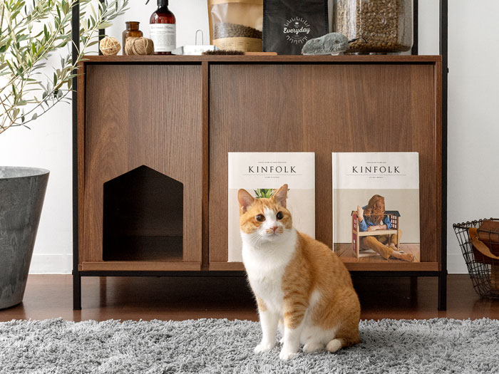 猫用トイレ収納ラック Selma (セルマ) ハイタイプ｜北欧インテリア・家具の通販エア・リゾーム