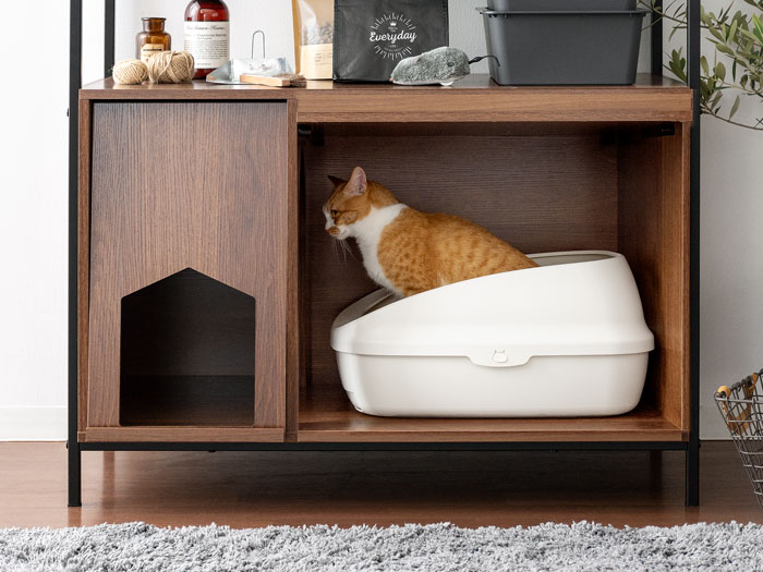猫用トイレ収納ラック Selma (セルマ) ハイタイプ｜北欧インテリア・家具の通販エア・リゾーム