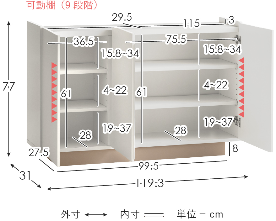 サイズ図