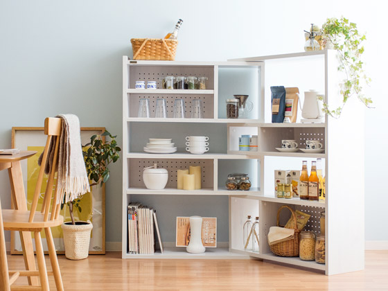 伸縮式ラック SLIDE SHELF 高さ88cmタイプ | 家具・インテリア通販 【公式】エアリゾーム