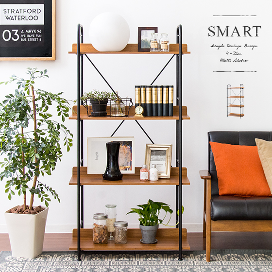 SMART(スマート)マルチシェルフ 4段タイプ | 【公式】 家具通販のエア