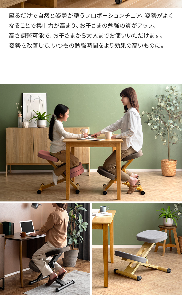 セット】プロポーションチェア+補助クッションセット | 家具
