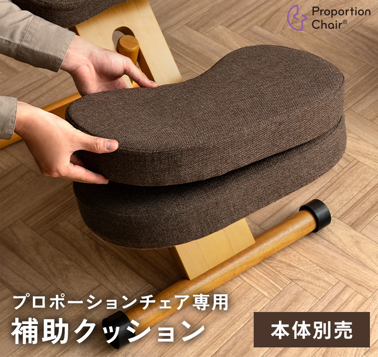 新品　バランスチェア　プロポーションチェア　補助クッション付き　ブルー セット】プロポーションチェア+補助クッションセット | 家具