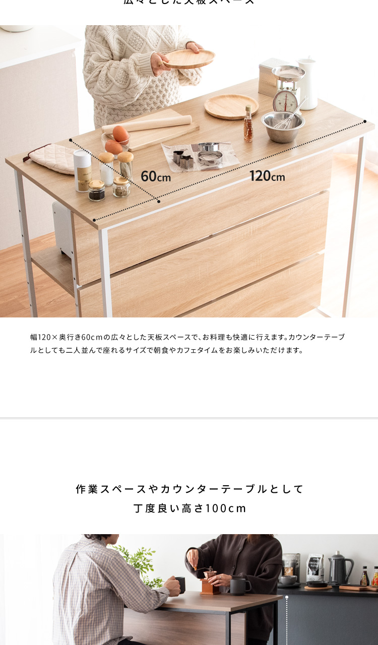 キッチンカウンターテーブル Salus (サルース) | 家具・インテリア通販