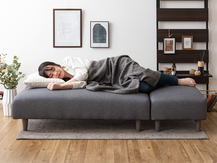 新品・送料無料》ソファベッド シーザリオ GY 【公式通販】