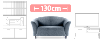 (シンプルモダン2pソファ)二人掛けソファの通販|北欧インテリア・家具ならエアリゾームインテリア本店
