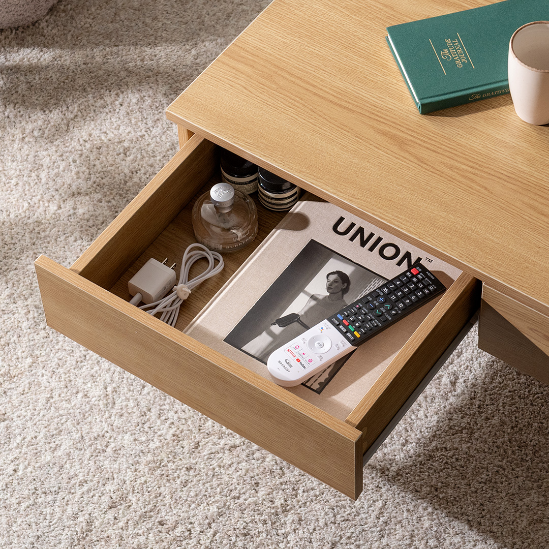 引き出し付きセンターテーブル LUMOA(ルモア) | 家具・インテリア通販