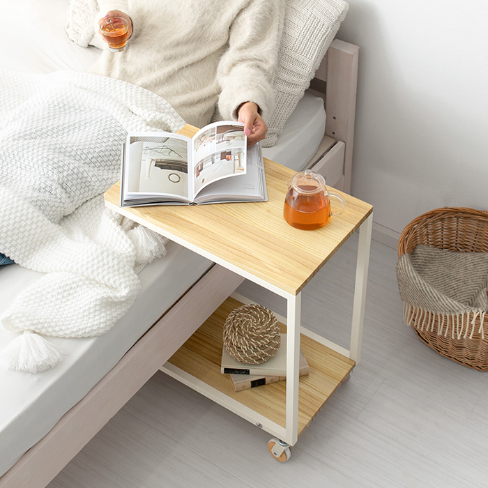 コの字型木製サイドテーブル polka(ポルカ) | 【公式】 エア・リゾーム