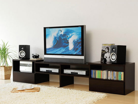 コーナーで使える伸縮テレビ台 | 家具・インテリア通販 【公式