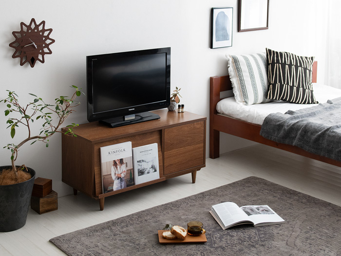 コンパクトテレビボード Eris エリス 幅90cm 北欧インテリア 家具の通販エア リゾーム