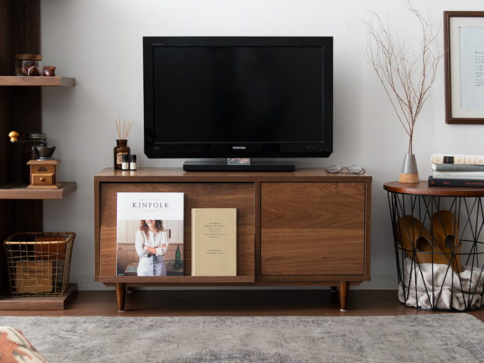 コンパクトテレビボード Eris エリス 幅90cm 北欧インテリア 家具の通販エア リゾーム