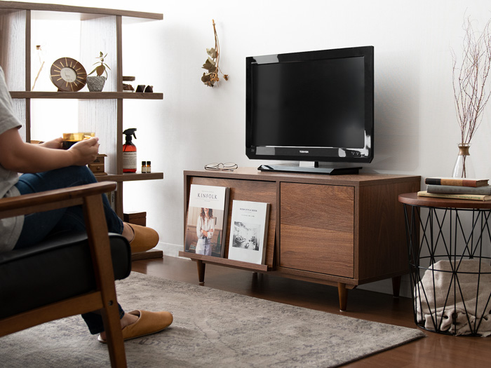 コンパクトテレビボード Eris エリス 幅90cm 北欧インテリア 家具の通販エア リゾーム