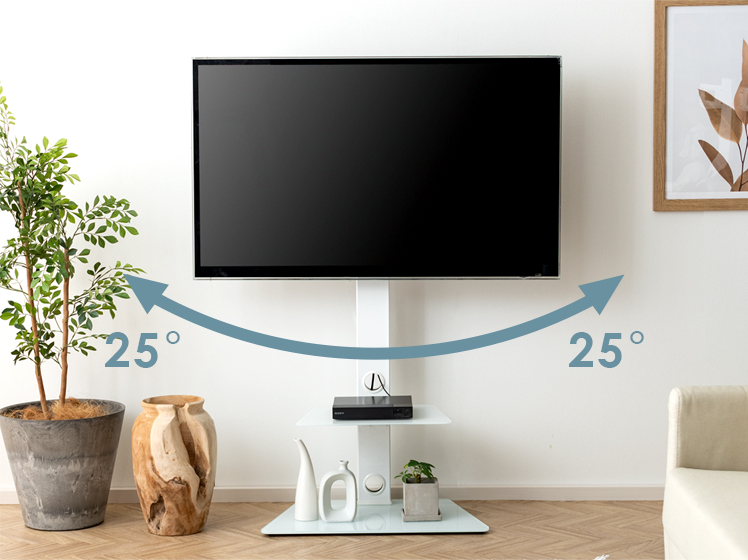 壁寄せテレビスタンド Varial(バリアル) 2段棚タイプ | 家具