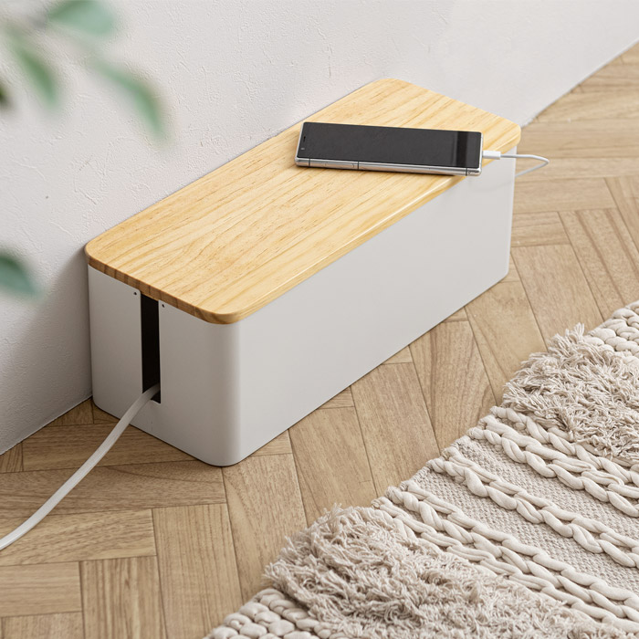 激安価格と即納で通信販売 送料無料 ケーブルボックス コード収納 電源タップボックス コードケース コンセント収納 ケーブルタップボックス ケーブル整理用品  ケーブル収納 収納ボックス 収納ケース 配線収納 ケーブルホルダー おしゃれ かわいい シンプル ナチュラル ...