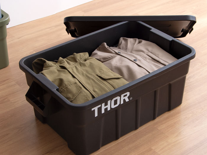 収納ボックス Thor Large Totes With Lid（ソー ラージ トート ウィズ リッド）