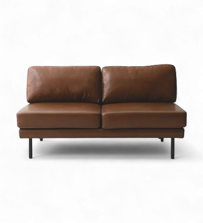 A 新品 フロアソファ ブラウン 茶色 ローソファ コンパクト 省スペース