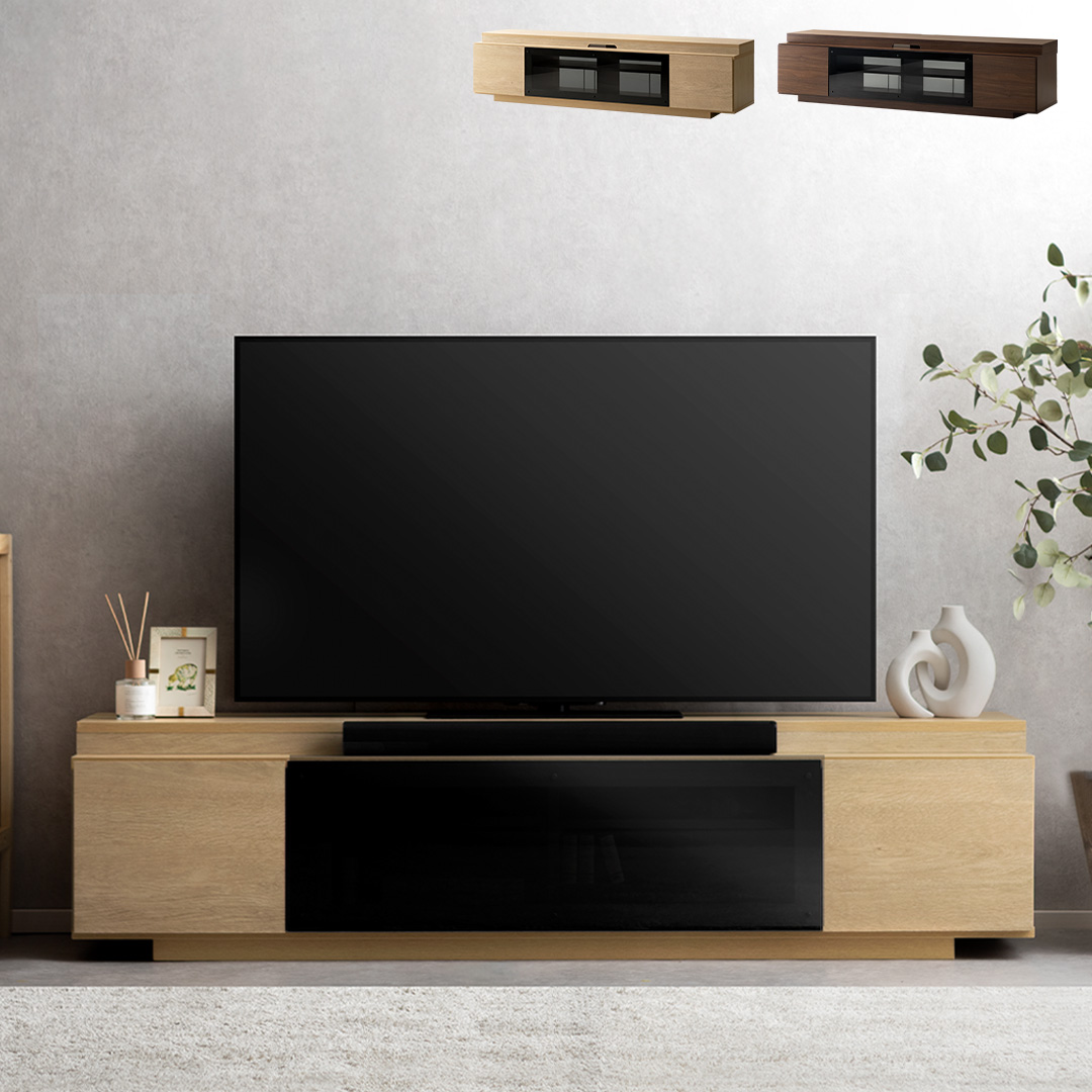 テレビボード+サウンドバーボードセット　Aalto forma(アールト フォルマ)　180cm幅
