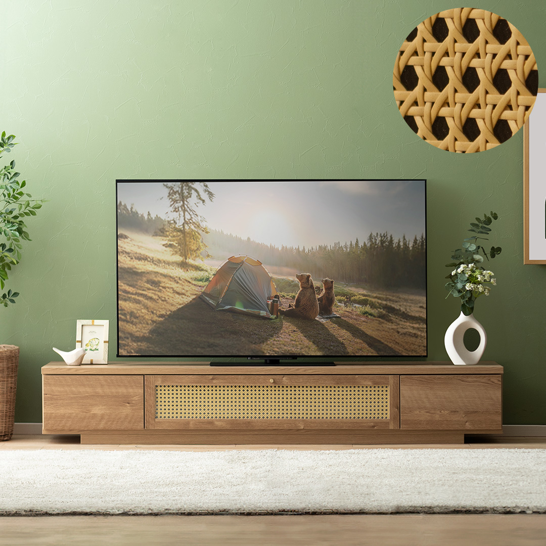日本製完成品 テレビボード Ratana(ラターナ) 180cm幅