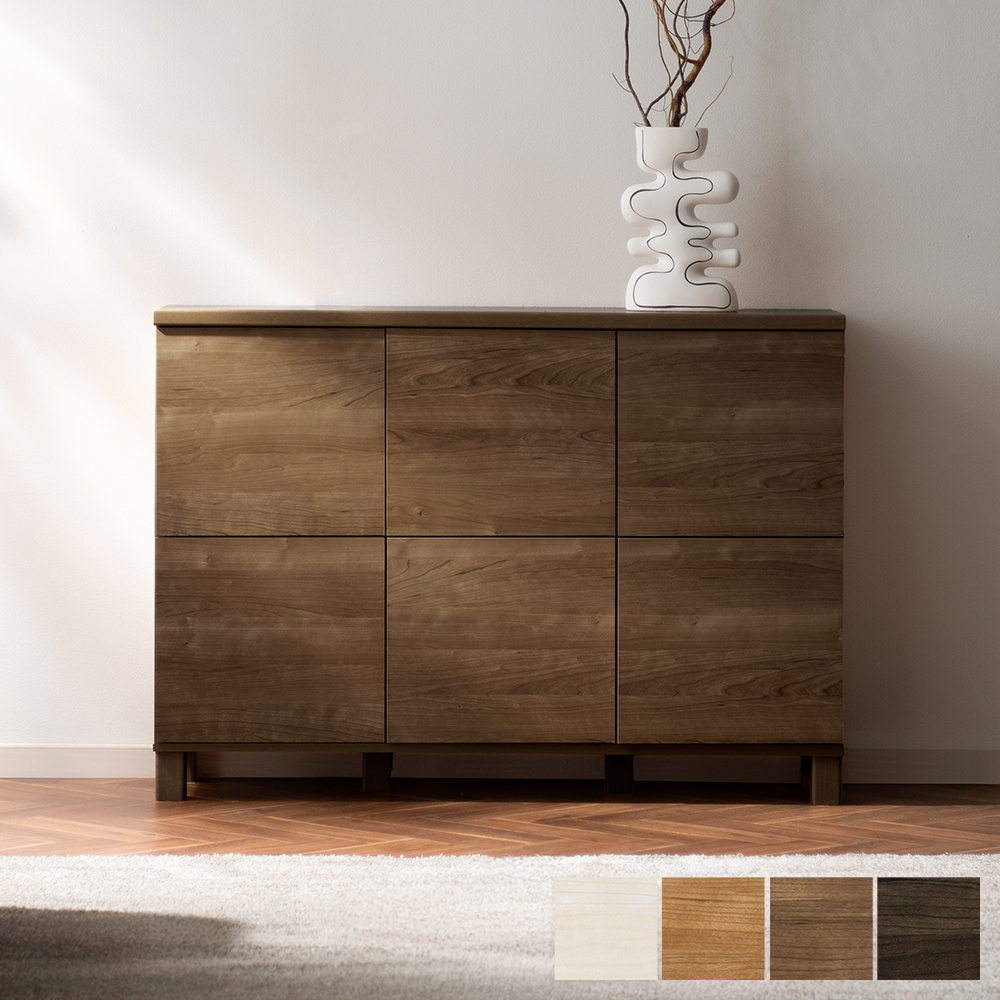 スリムキャビネット Norel(ノレル)幅110cm 全面扉タイプ