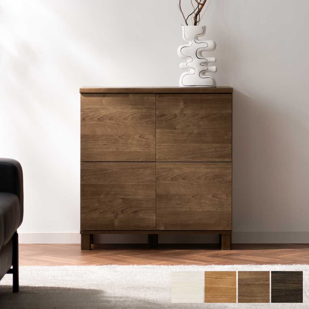 スリムキャビネット Norel(ノレル)幅74cm 全面扉タイプ