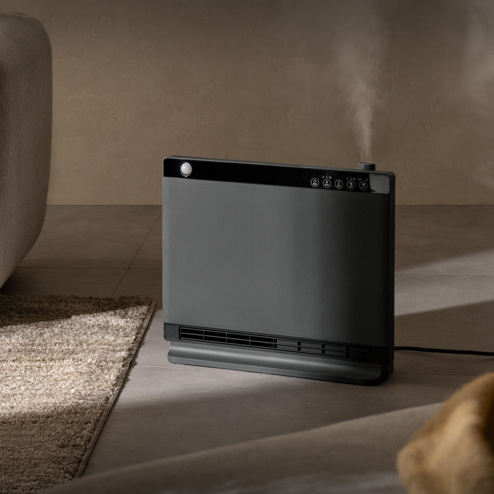 暖房&加湿機能付き ハイブリット加湿セラミックヒーター HEAT WIDE MOIST(ヒートワイドモイスト)