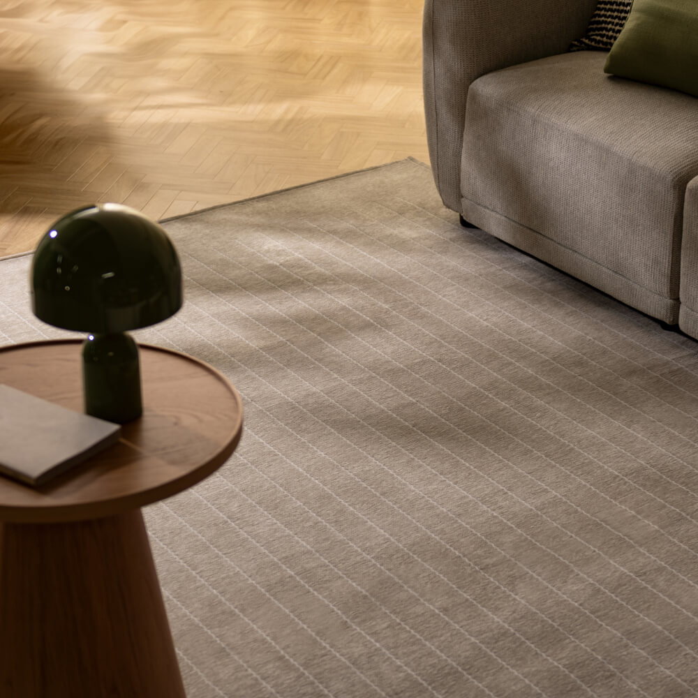 スリムボーダーラグ Nalia(ナリア) 185×185cm