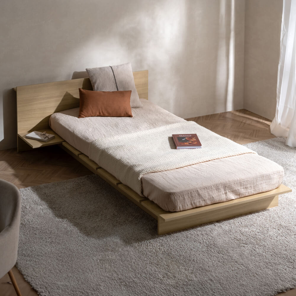 サイドテーブル付きベッド Torne(トルネ)ベッドフレーム単体販売