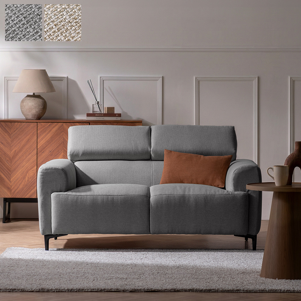 可動ヘッドレスト付きソファ Eclat(エクラ) 2P