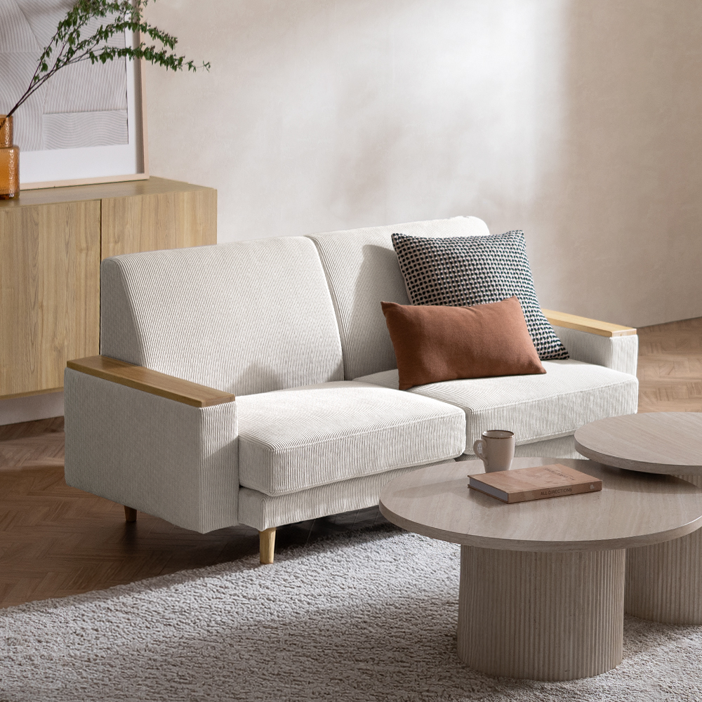 アームテーブル付ユニットソファ Frinoa(フリノア) アーム付