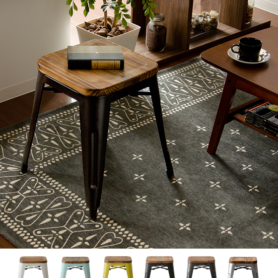 ヴィンテージウッドスツール Lewis(ルイス) 1脚 単体販売