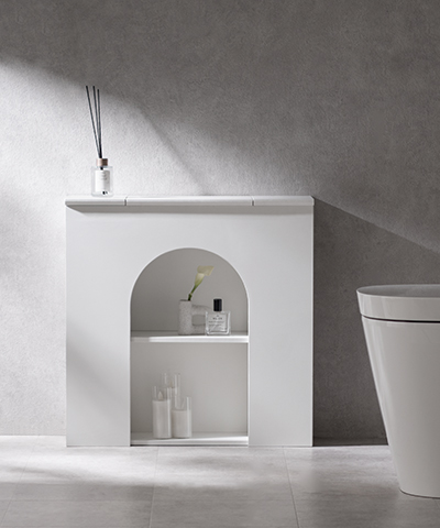 マントルピース風トイレラック ARCHE(アーチェ)