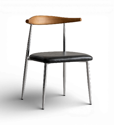 ダイニングチェア MORA〔モーラ〕クロム脚単品販売