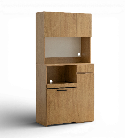 ダストワゴン付キッチンボード <br>Kokord