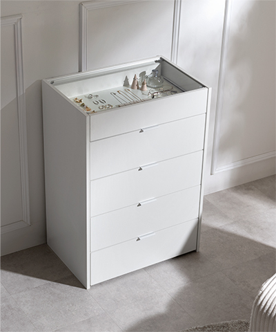 ショーケース付きチェスト <br>Vitrine