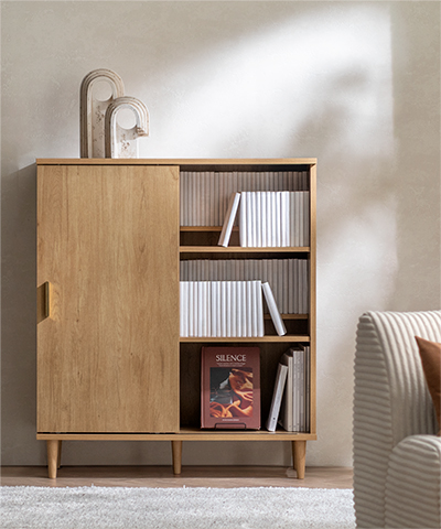 引き戸で隠せる本棚 <br>ALTO