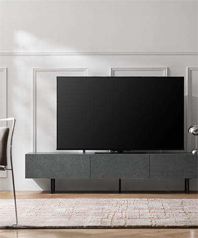 ストーン柄テレビボード <br>ELAN幅180cm