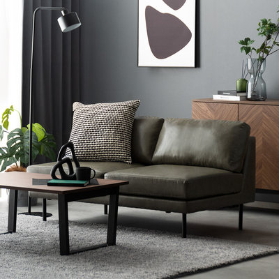 【yuu】ミッドセンチュリー ブラック ソファ 2人掛け c08friends2p_01.jpg