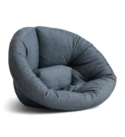 ソファになる2WAYフロアクッション ごろ寝対応 デニム調 COZY