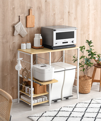 【断捨離様】12/23迄　エアリゾームインテリア　キッチン収納、カップボード 断捨離様】12/23迄 エアリゾームインテリア キッチン収納