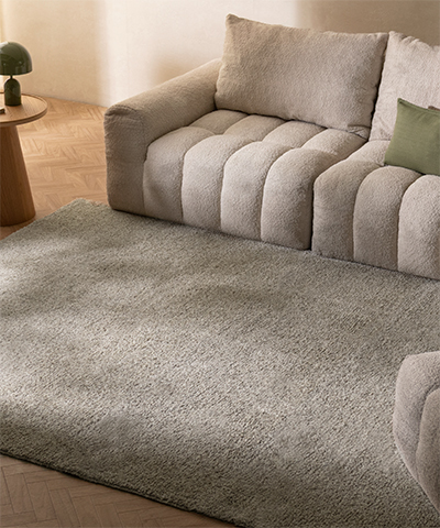 洗えるマイクロファイバーシャギーラグ