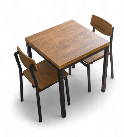 2人用 ヴィンテージ風ダイニング3点セット <br>FORK