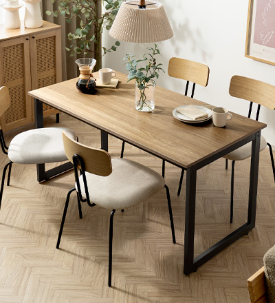 マドリッドコレクション ダイニングセット 4人用 5点セットカントリー