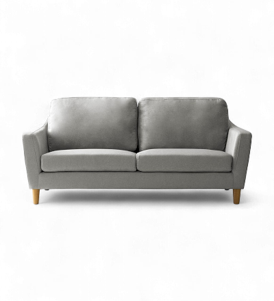 2人掛けソファ ファブリック  ウレタンクッション 広め設計 LAURU