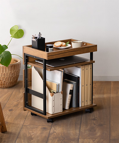 キャスター 温かみのあるデザイン サイドワゴン デスク サイドワゴン キャスター デスク 温かみのあるデザイン デスク