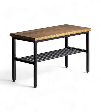 ヴィンテージウッド収納付きベンチ Lewis (ルイス)