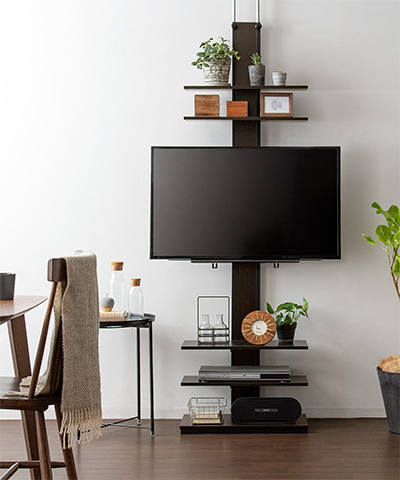 壁掛け風つっぱりテレビスタンド MOLLY(モリー)