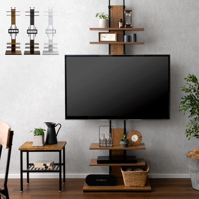 壁掛け風つっぱりテレビスタンド MOLLY(モリー) ワイドタイプ