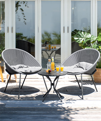 おしゃれなガーデンテーブルセットはこちら。家具・インテリア通販